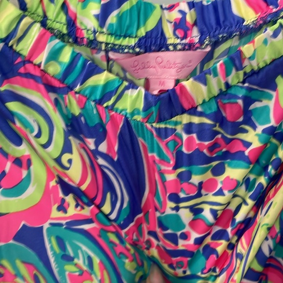Lilly Pulitzer satin romper M - Picture 2 of 2
